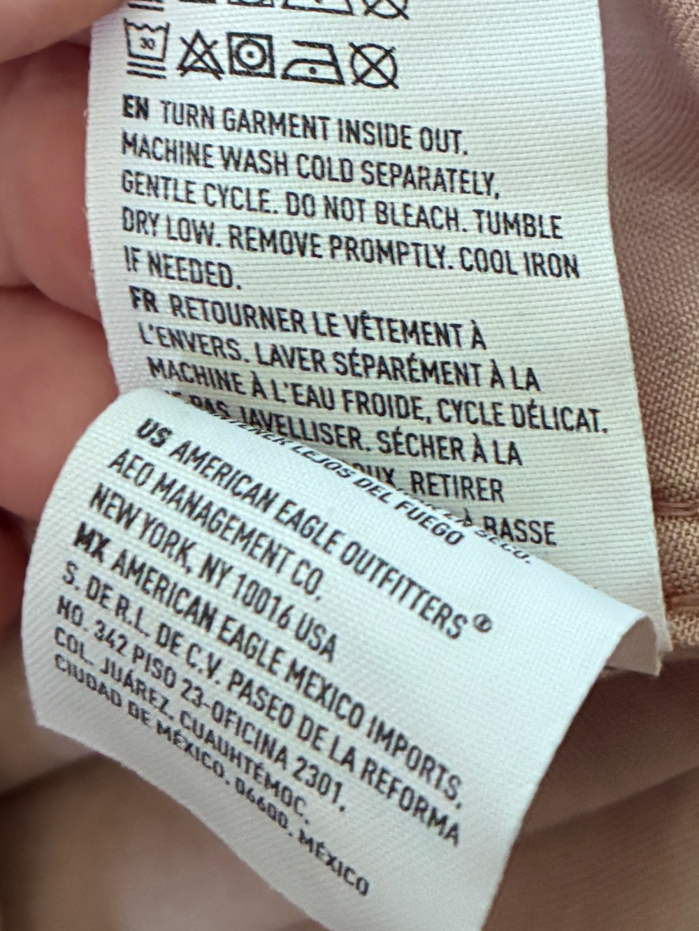 American Eagle Boyfriend Utility Washed Mauve Button Utility Cargo Shirt Sz M - Picture 7 of 10